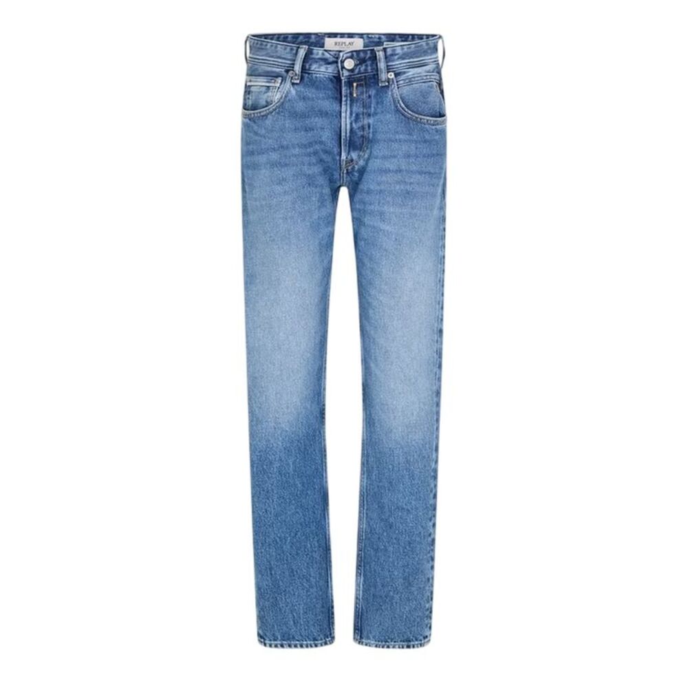 Replay Mens 5 Pockets Regular Jeans / Light Blue